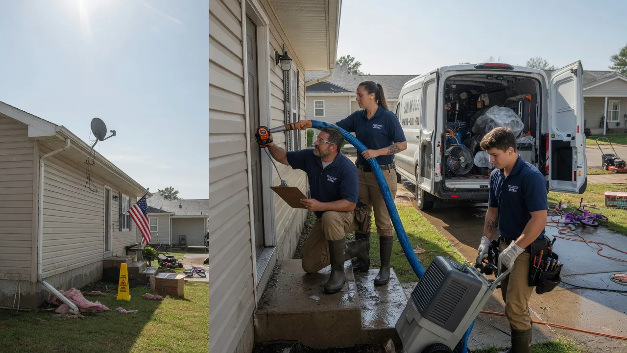 Ceiling Water Damage Restoration in Saint Francis, WI near me